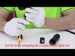 Typ Y 3-kanałowy 2 3 4 5-pinowe wodoodporne złącza elektryczne Ip68 250 V 16 ~ 24a