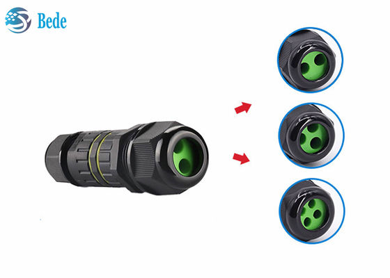 Wodoodporne złącza kablowe IP 68, 3-pinowe, wyjście 2-4 przewodowe, odporne na wysokie napięcie i prąd