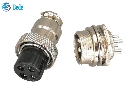 RoHS Aviation Straight Gx16 4 Pin Connector Mężczyzna i Kobieta