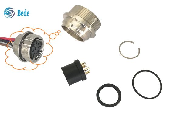 Złącze AISG C485 Styl A3, żeńskie, 8 pinów, 5 pozłacanych styków