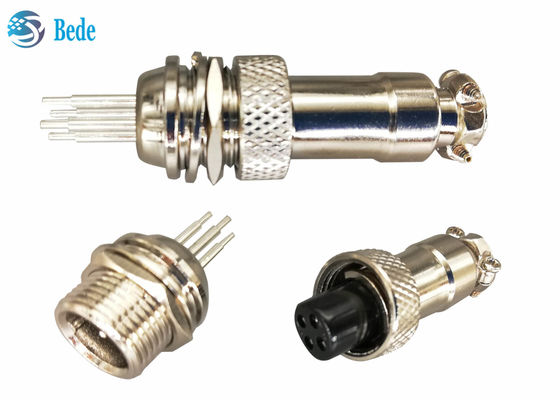 Male To Female Aviation Plug 4 Pin Kits GX16 PCB Welding Style 2 3 4 5 6 Pin