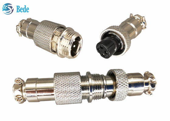 4~7A 200V Cable To Cable Docking GX16 Aviation Connector 2~10 Pin