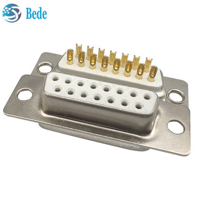 Najwyższej klasy D-Sub 15 łączniki kobiece Odporność izolacyjna 5000 megohm Min stylu łącznika D-SUB 15