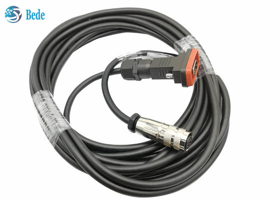 Waterproof HUAWEI AISG Cable  DB9 to M16 8 Pin Female 5 Meters Length