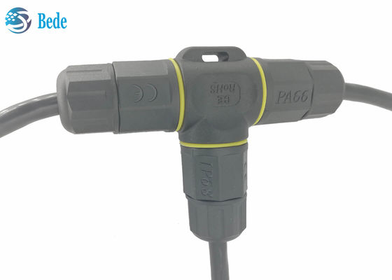 Wodoodporne złącza elektryczne typu T 5-pinowe Skrzynka przyłączeniowa kabla IP68 5 pinów