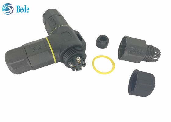 Wodoodporne złącza elektryczne typu T 5-pinowe Skrzynka przyłączeniowa kabla IP68 5 pinów