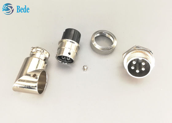 Zestaw męskich i żeńskich złączy kątowych lotniczych Gx16 5-pinowych ze wszystkimi akcesoriami