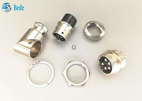 Zestaw męskich i żeńskich złączy kątowych lotniczych Gx16 5-pinowych ze wszystkimi akcesoriami