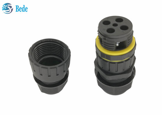 Wodoodporne złącza kablowe IP 68, 3-pinowe, wyjście 2-4 przewodowe, odporne na wysokie napięcie i prąd