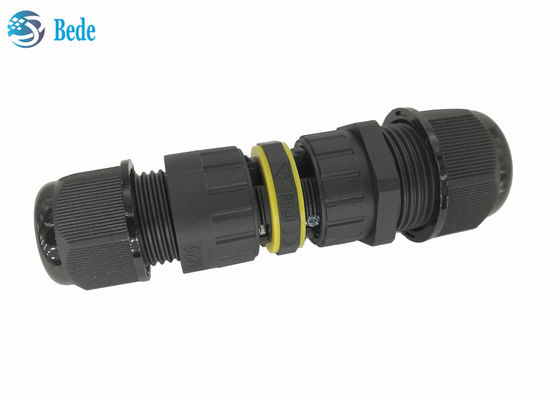 Wodoodporne złącza kablowe IP 68, 3-pinowe, wyjście 2-4 przewodowe, odporne na wysokie napięcie i prąd