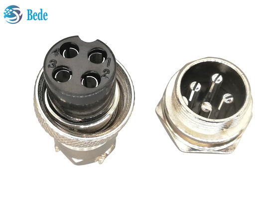 RoHS Aviation Straight Gx16 4 Pin Connector Mężczyzna i Kobieta