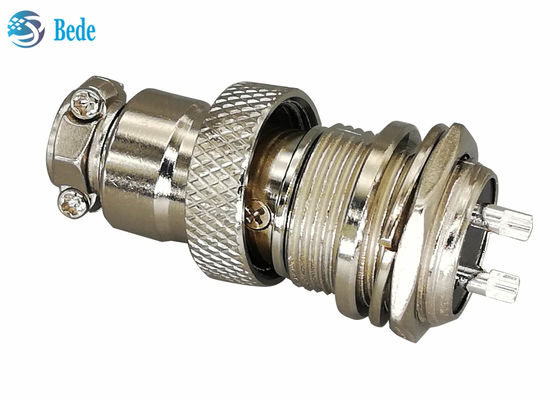 2-pinowy okrągły złącze lotnicze Gx16 16MM, złącze panelowe, zestaw męski i żeński