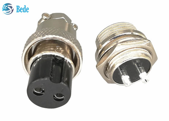 2-pinowy okrągły złącze lotnicze Gx16 16MM, złącze panelowe, zestaw męski i żeński