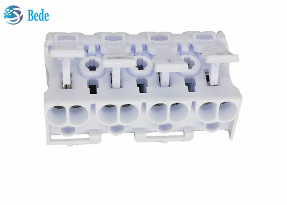 PA66 4-biegunowe złącze wciskane do przewodów, szybkozłączki dźwigniowe, zaciski 450V 16A