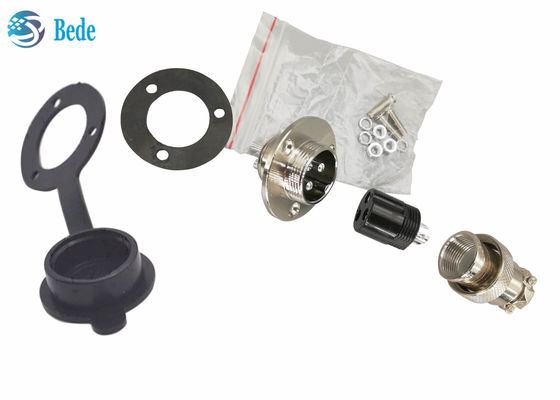 RoHS GX 20 łączniki 9 10 12 14 15 Pin z okrągłą flansą męski i żeński zestaw