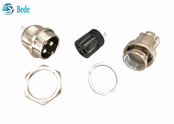 Przednie mocowanie okrągłe złącze Gx20 Zestawy męskie i żeńskie 2~10 / 12 / 14 / 15 pinów