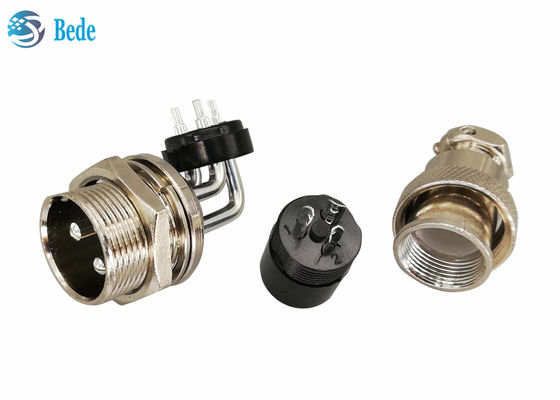 GX 20 2 3 4 Pin łącznik lotniczy łokieć męski i prosty kobiecy zestawy łącznik montażu paneli