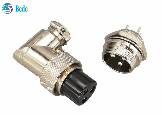 Zestawy złączy do montażu panelowego Gx20, kątowe 90 stopni