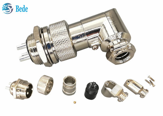 Zestawy złączy do montażu panelowego Gx20, kątowe 90 stopni