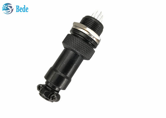 GX 12 łącznik lotniczy Czarny kolor 5 6 7 Pin łączniki do montażu paneli M12