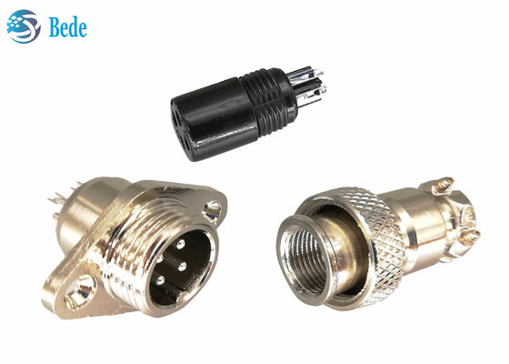 Złącza okrągłe z kołnierzem rombowym M12 3A 200V klasy Rugged 5 6 7 pinów