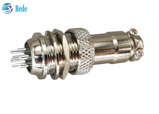 Złącze lotnicze ze stopu cynku GX16, 2-pinowe, 3, 4, 5 pinów, montaż tylny