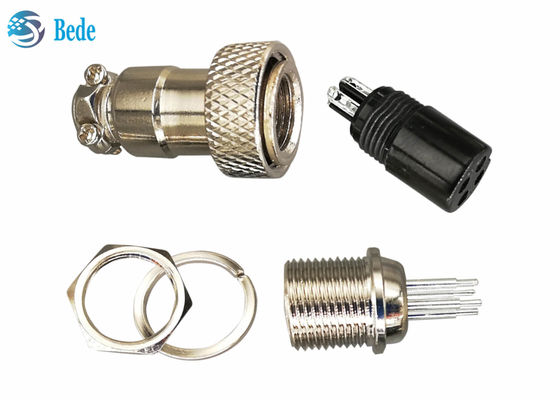 Zestawy złączy lotniczych GX16, styl lutowania PCB, wtyczka i gniazdo 7~10 pinów, 4A 200V