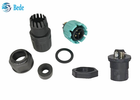 Samoblokujące wodoodporne złącze M19 Kabel z materiału PA66 do montażu z tyłu panelu