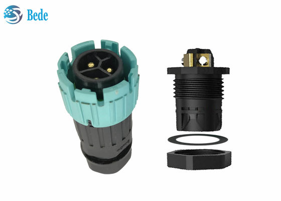 Samoblokujące wodoodporne złącze M19 Kabel z materiału PA66 do montażu z tyłu panelu