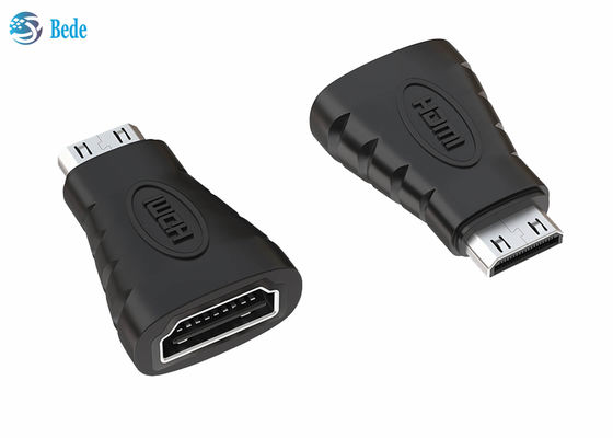 Pozłacany konwerter HDMI Mini, adapter żeński A na mini męski HDMI