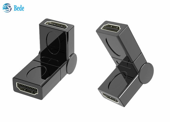 Extension Gold Plated Female To Female HDMI Coupler 90 180 270 360 Deg Adjustable