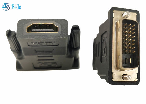 DVI Adapters DVI-D 24+1 Male To HDMI Female Connectors 1688MB/s High Definition