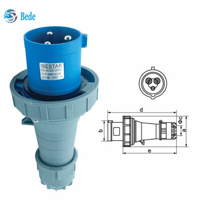 OEM/ODM Industrial Plug And Socket Coupler Reliable And Efficient 63A / 125A 3 Pins