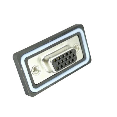 Złącze D-SUB 15PIN żeńskie, napięcie znamionowe 500V, elektroniczne, wodoszczelne