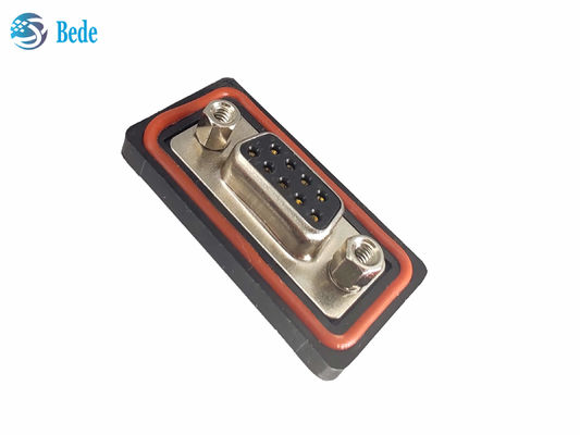 PA66 Silicone D Sub9 Kobieta łącznik wysokiego napięcia prądu 500V Typ montażu Lutowane