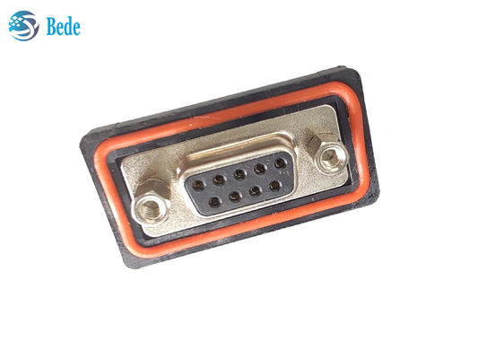 PA66 Silicone D Sub9 Kobieta łącznik wysokiego napięcia prądu 500V Typ montażu Lutowane