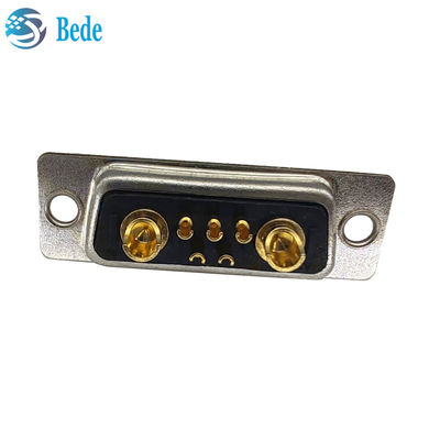 Złącze D-Sub do planowania wysokiego prądu, DB 7W2, żeńskie, ze stylem zakończenia w postaci koszulki lutowniczej i 500 cykli łączenia