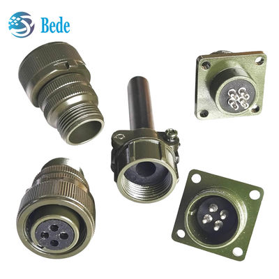 MIL-C-5015 Connector MS3100 Wall Mounting Receptacle Amphenol Connectors