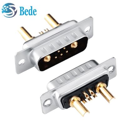 7W2 Koncentryczny D-Sub Kątowy/Prosty Styk Wysokoprądowy Złącze Combo DB