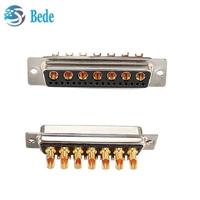 24W7 DB Hybrid Connector Series Mixed Power-Signal Transmission Straight Pins