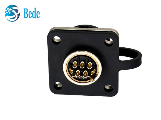 CM10 10Pins DDK Square Flange IP67 wodoodporny okrągły złącz z końcem lutownicy