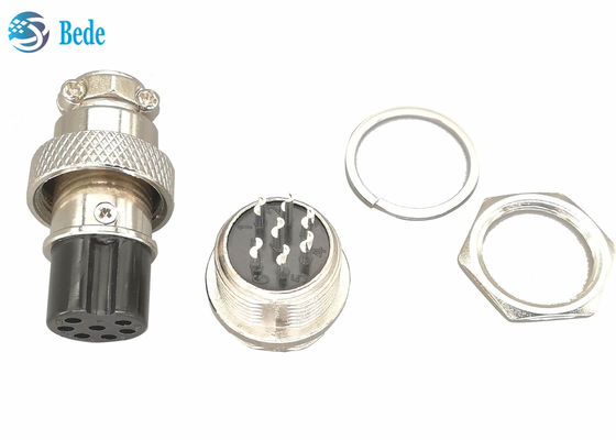 7 pinów Gx16 łącznik lotniczy M16 łączniki zestawy z wtyczką i gniazdkiem do transportu kolejowego