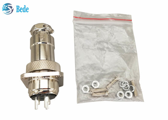 Panelowe okrągłe 9 pinów - 2-pinowe złącze lotnicze GX20 z kwadratowym kołnierzem M19, zestaw męski żeński