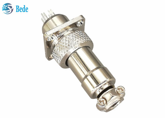 2 3 4 Pin GX12 łącznik lotniczy z kwadratowym flanszem męski i kobiecy zestawy